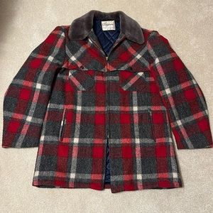 Very nice Vintage Chippewa Woolen Mills zip front jacket plaid approx 50…